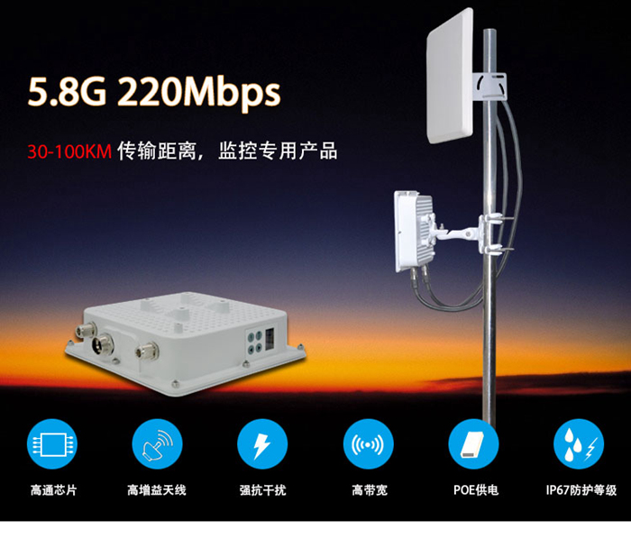  5.8G无线网桥有什么优点？