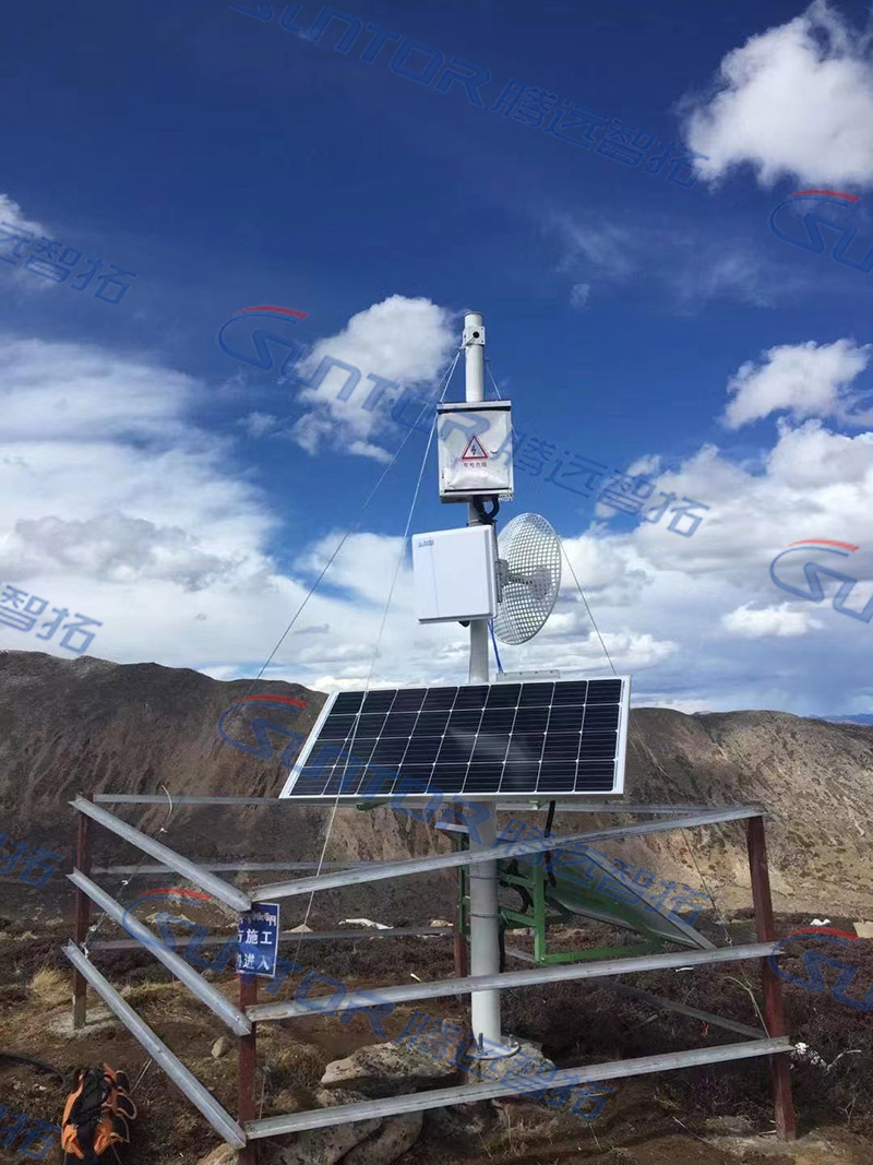 防火预警无线通信传输项目现场安装图