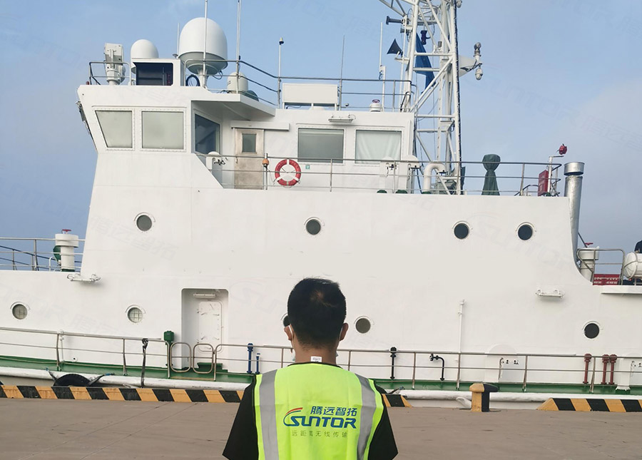 全国首次石油平台海域通航安全风险防范通信应用