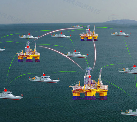 海上石油平台与移动作业船舶无线传输解决方案