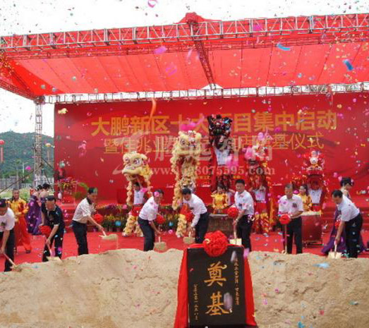 大鹏新区佳兆业建筑工地无线传输成功案例