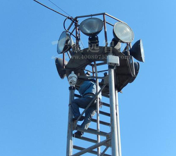 上海宝钢建筑工地无线传输成功案例                                                               