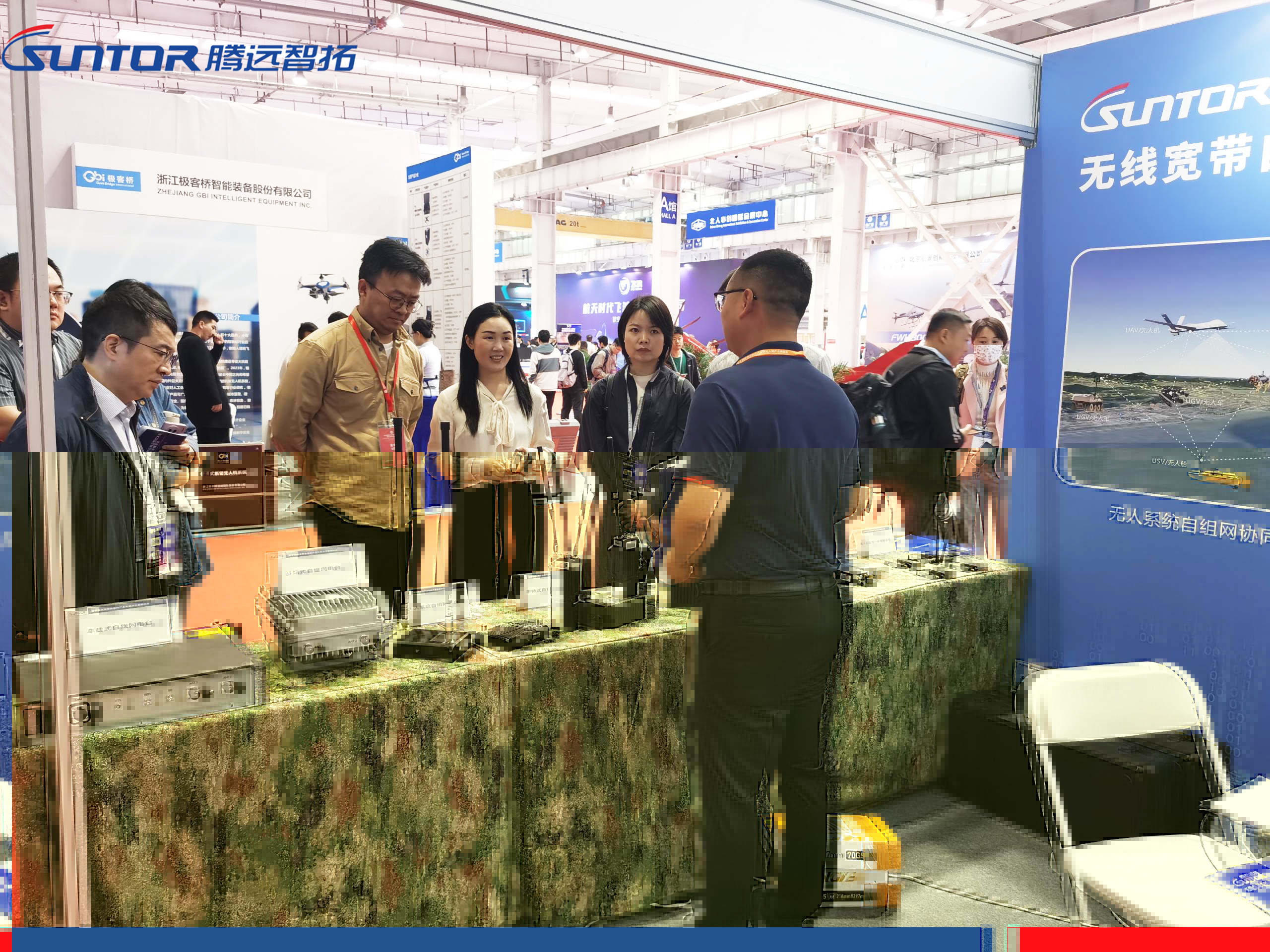 通宝TB222携无人系统自组网产品亮相2024国际无人机应用及防控大会