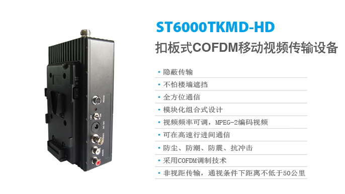 扣板式COFDM移动视频传输设备 扣板式COFDM移动视频传输设备
